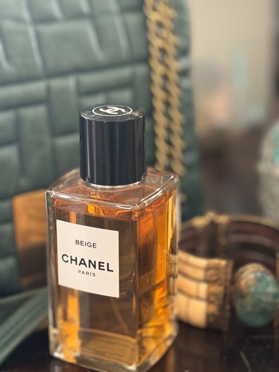 CHANEL Accessories - CHANEL Beige Eau de Parfum Bottle with Black Cap